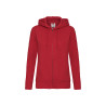 Felpa donna cappuccio e zip premium