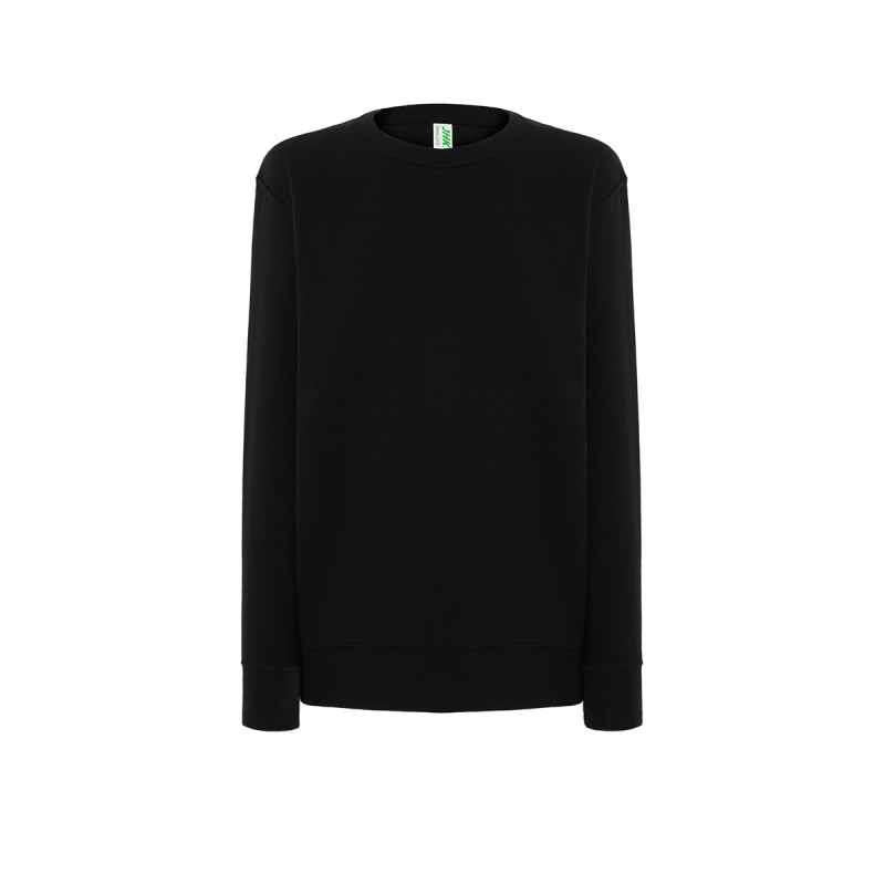 Felpa donna girocollo leggera french terry