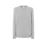 Felpa donna girocollo leggera french terry