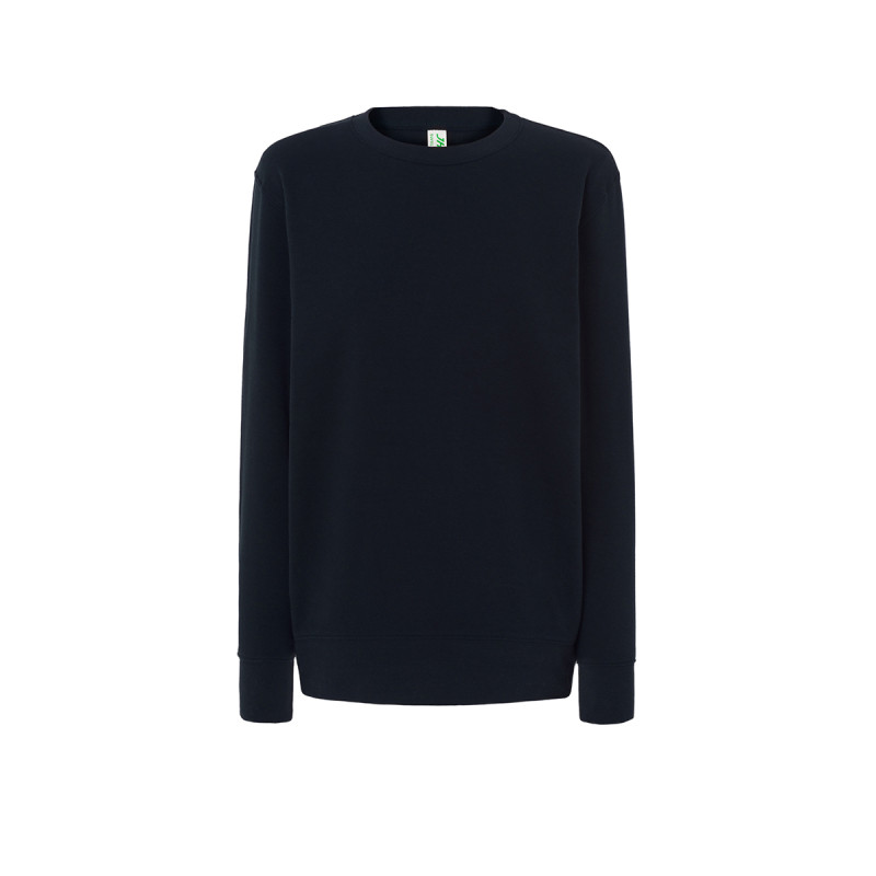 Felpa donna girocollo leggera french terry