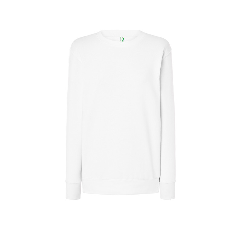 Felpa donna girocollo leggera french terry