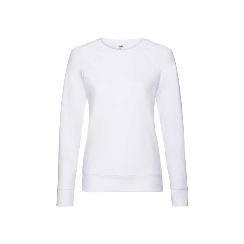 Felpa donna girocollo leggera lightweight