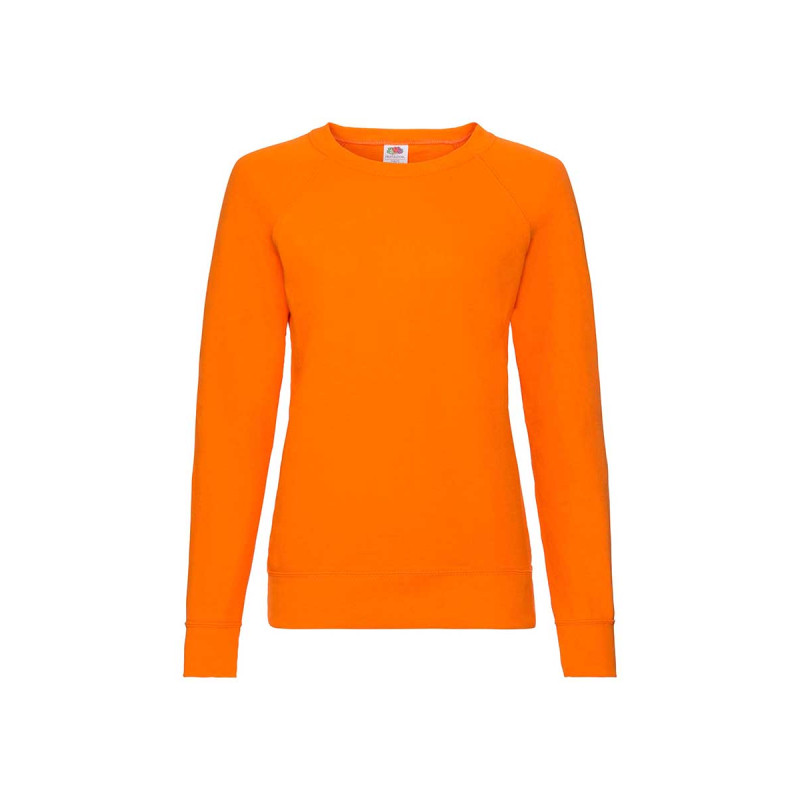 Felpa donna girocollo leggera lightweight
