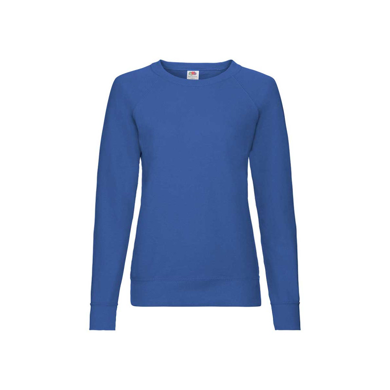 Felpa donna girocollo leggera lightweight