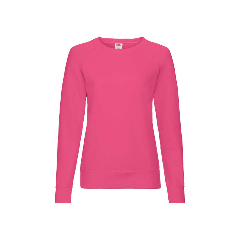 Felpa donna girocollo leggera lightweight