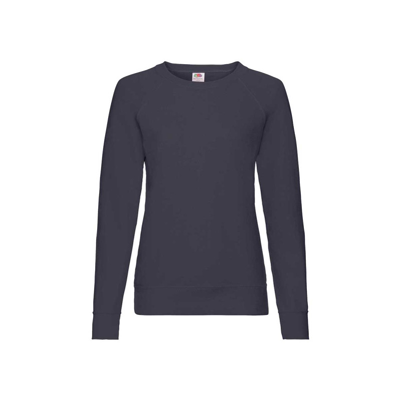Felpa donna girocollo leggera lightweight