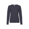 Felpa donna girocollo leggera lightweight