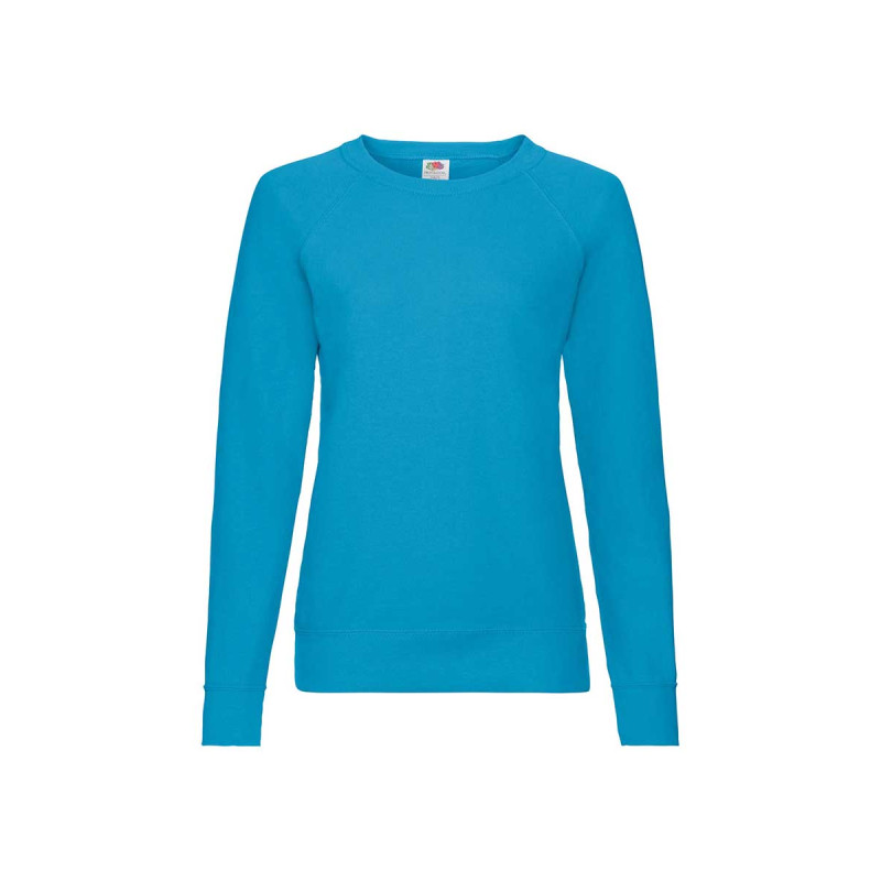 Felpa donna girocollo leggera lightweight
