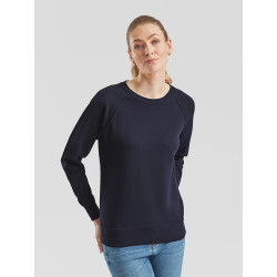 Felpa donna girocollo leggera lightweight