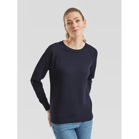 Felpa donna girocollo leggera lightweight
