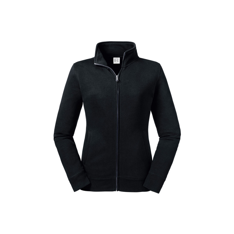 Felpa donna zip intera authentic