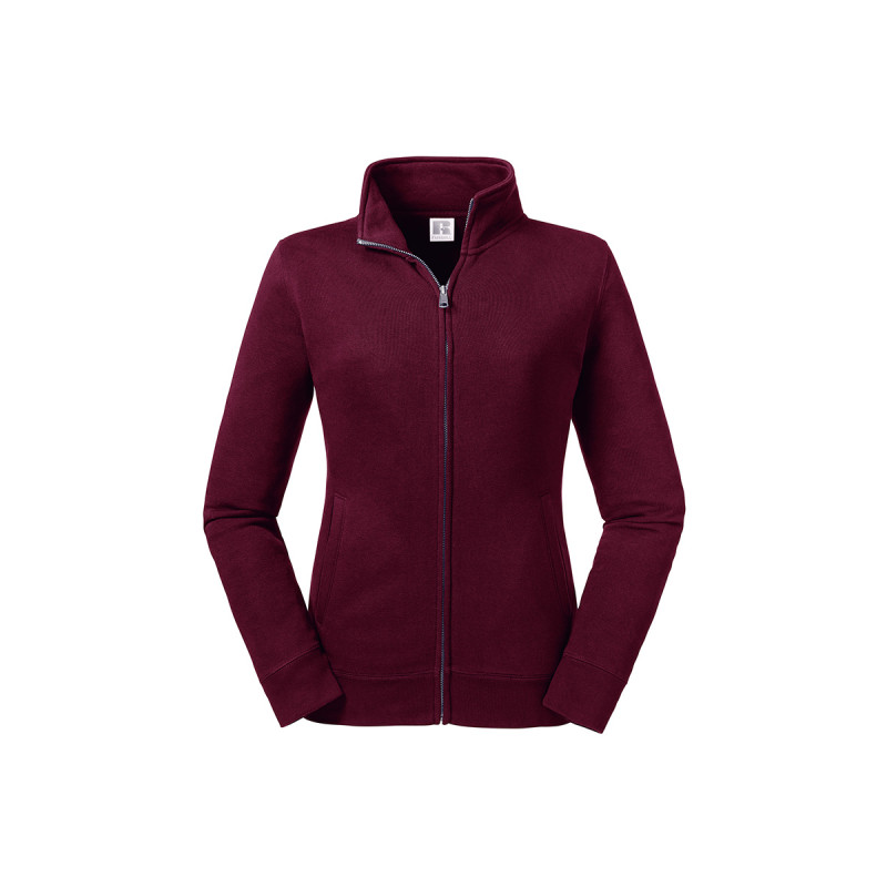 Felpa donna zip intera authentic