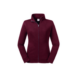 Felpa donna zip intera authentic