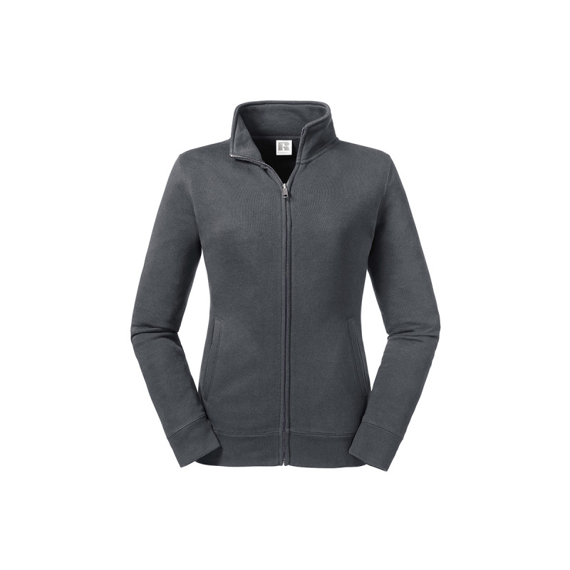 Felpa donna zip intera authentic