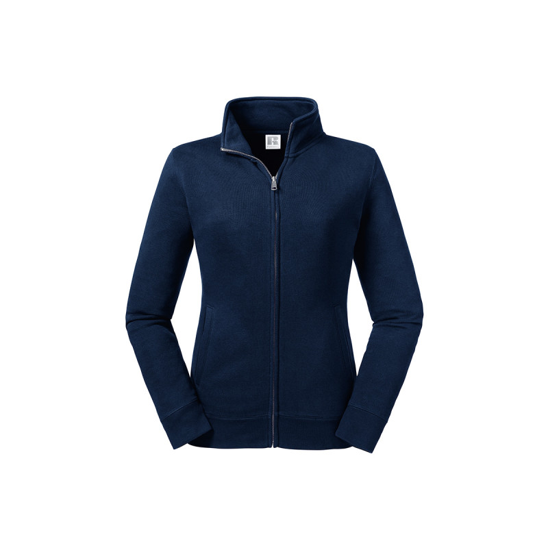 Felpa donna zip intera authentic
