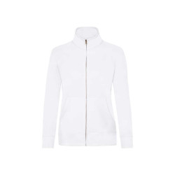 Felpa donna zip intera premium