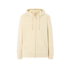 Felpa unisex cappuccio e zip organic fuji
