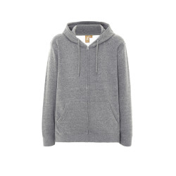 Felpa unisex cappuccio e zip organic fuji