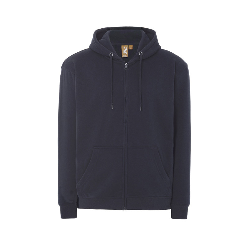 Felpa unisex cappuccio e zip organic fuji