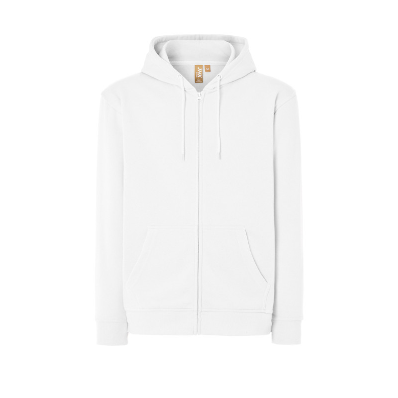 Felpa unisex cappuccio e zip organic fuji