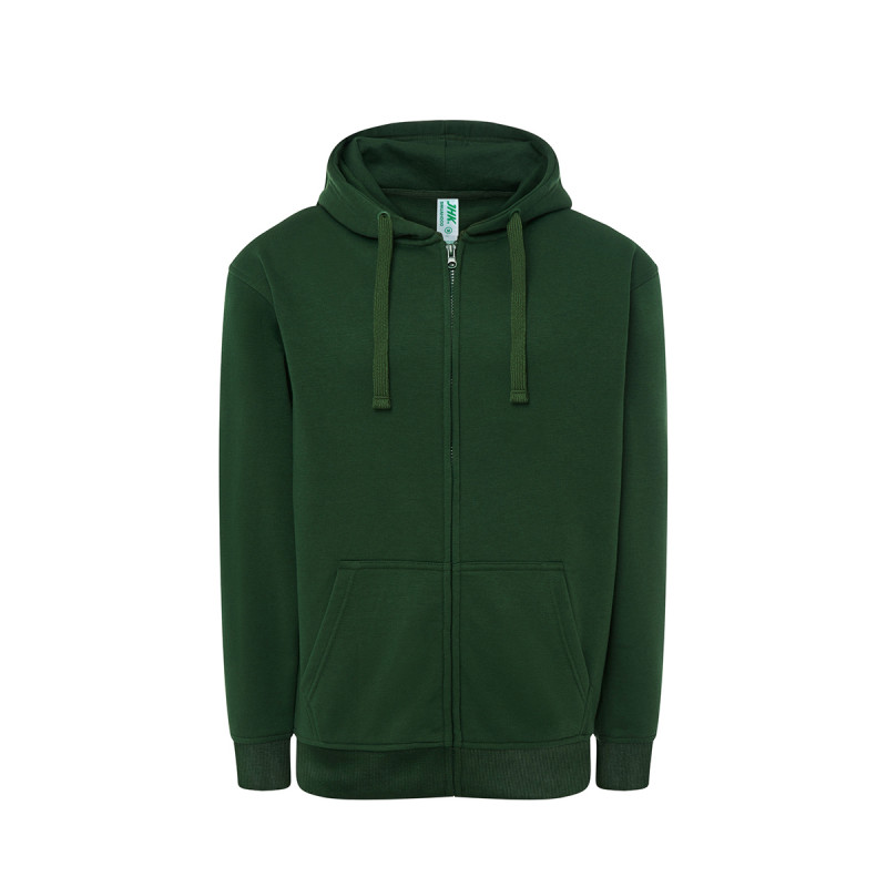 Felpa unisex cappuccio e zip premium