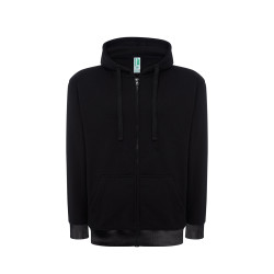 Felpa unisex cappuccio e zip premium