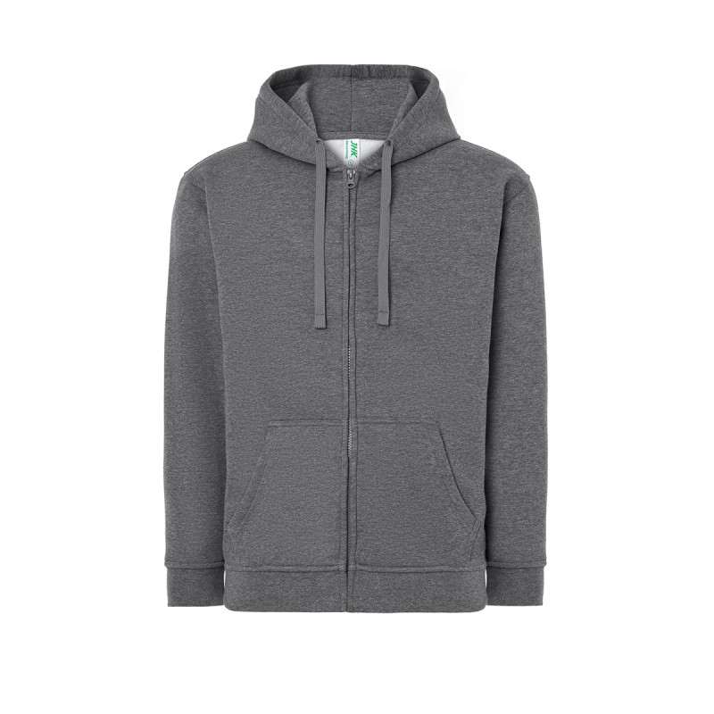 Felpa unisex cappuccio e zip premium