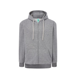 Felpa unisex cappuccio e zip premium