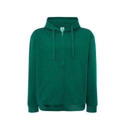 Felpa unisex cappuccio e zip premium
