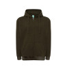 Felpa unisex cappuccio e zip premium