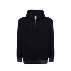 Felpa unisex cappuccio e zip premium