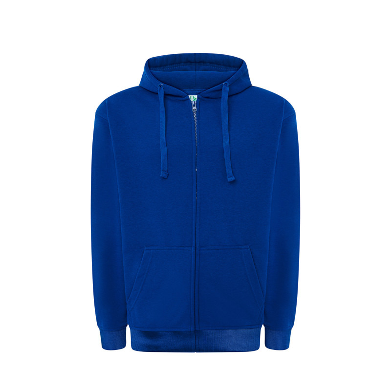 Felpa unisex cappuccio e zip premium
