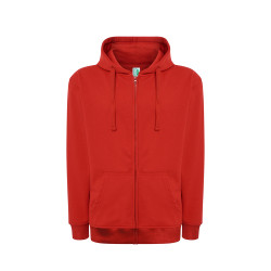 Felpa unisex cappuccio e zip premium
