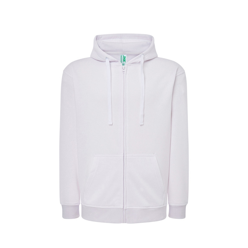 Felpa unisex cappuccio e zip premium