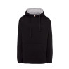 Felpa unisex cappuccio ocean contrast