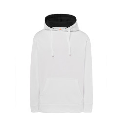 Felpa unisex cappuccio ocean contrast