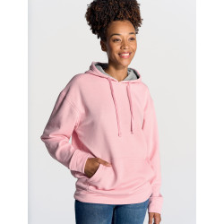 Felpa unisex cappuccio ocean contrast