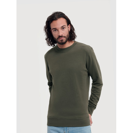 Felpa unisex girocollo organic pure