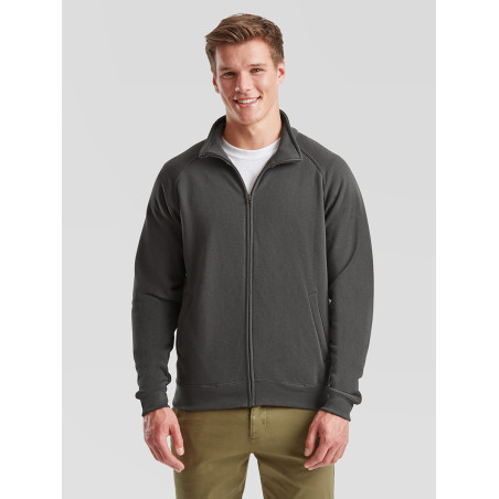 Felpa unisex zip intera classic