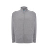 Felpa unisex zip intera leggera french terry