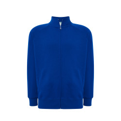 Felpa unisex zip intera leggera french terry