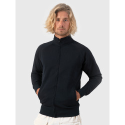 Felpa unisex zip intera leggera french terry