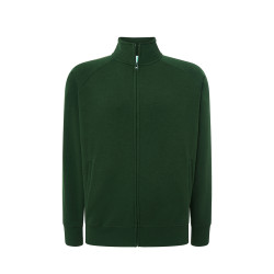 Felpa unisex zip intera premium