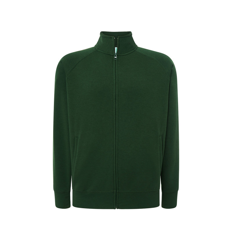 Felpa unisex zip intera premium
