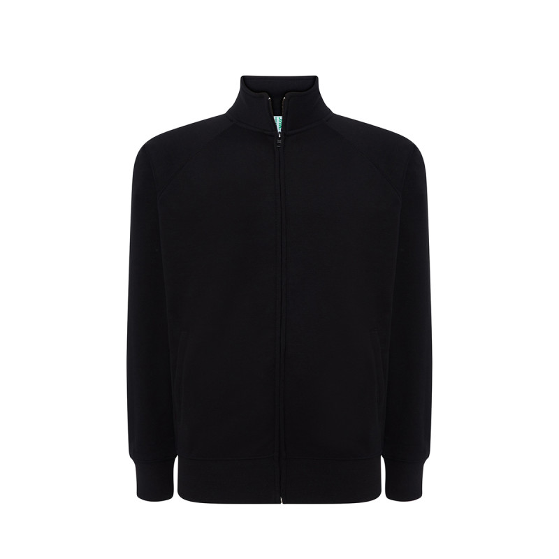 Felpa unisex zip intera premium
