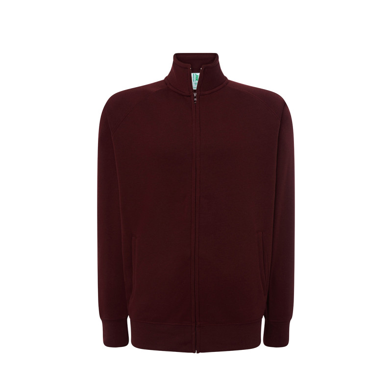 Felpa unisex zip intera premium