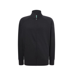 Felpa unisex zip intera premium