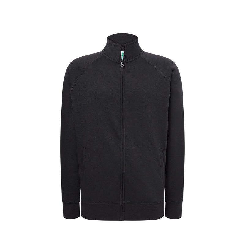Felpa unisex zip intera premium