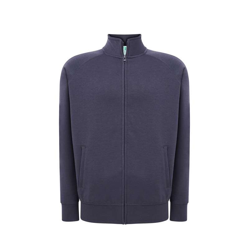 Felpa unisex zip intera premium