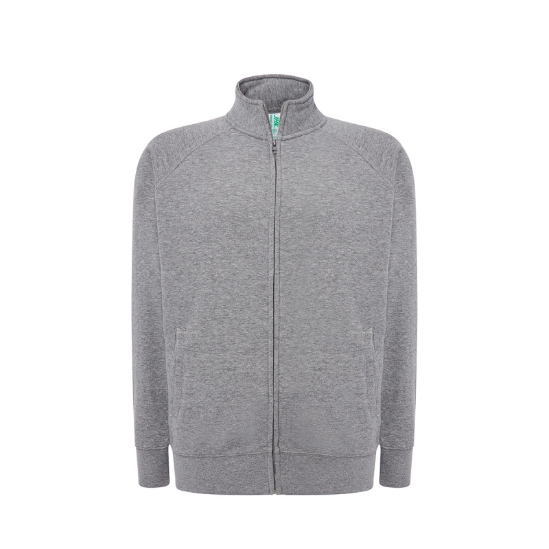 Felpa unisex zip intera premium